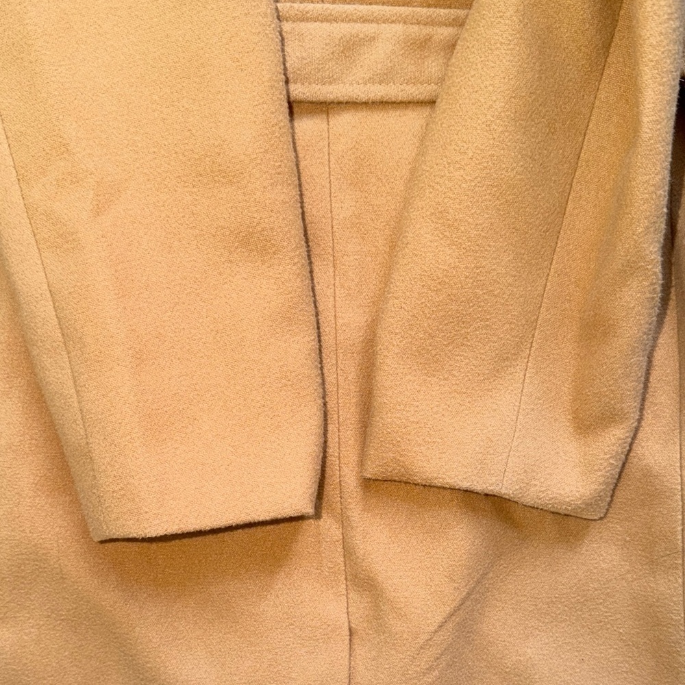 Ivy City Co Kids Sloane Camel Tan Peacoat with Removable Faux Fur Collar, 9/10 - Picture 12 of 13